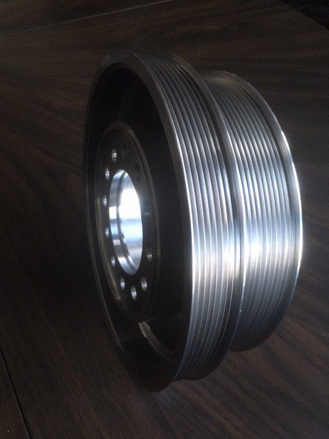 Metal wire on spool