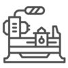 Mechanical lathe icon