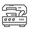 Press machine icon